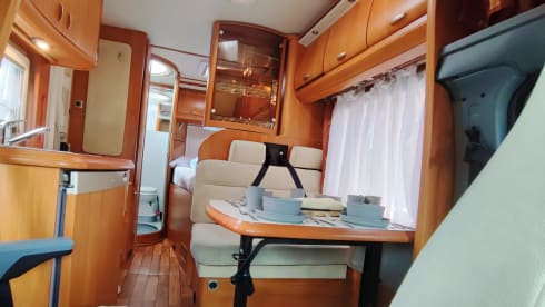 Nice 4-5 person Ford alcove camper. 