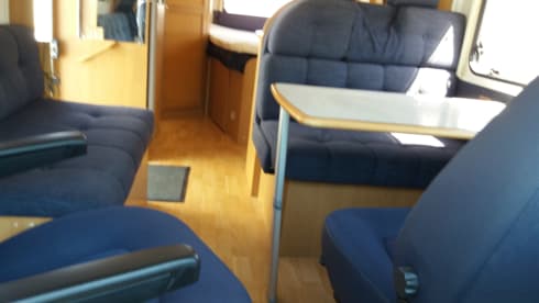 Rent a nice camper, extra's including bike rack