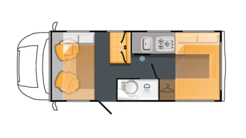 Elddis Motorhome 3-4 Berth U-Shaped Lounge 2013