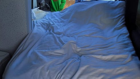Pet friendly off grid camper van