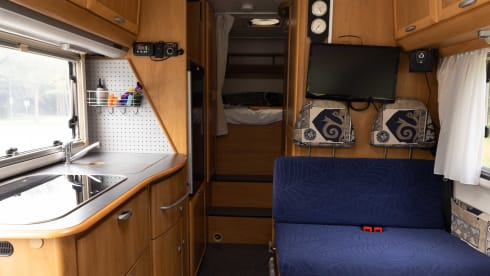 Steenbokje – Ruime 6 persoons Hymer uit 2000