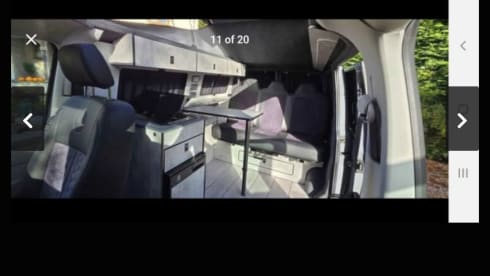 4 berth Volkswagen campervan from 2020