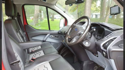 2 berth Ford campervan with pop top