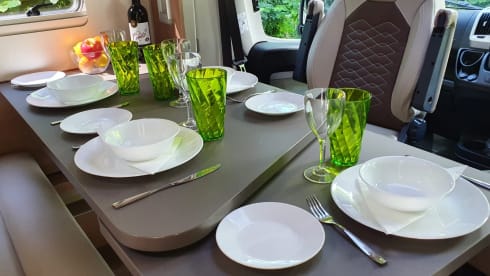 Ibex I – FZE - Our Burstner 4 berth Executive Motorhome