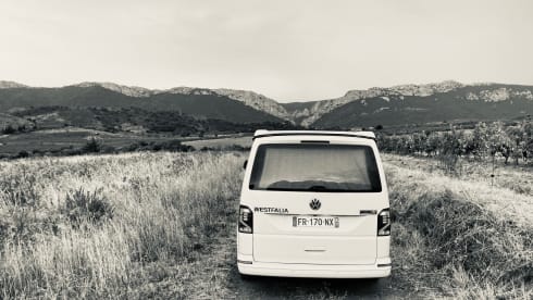 Van – Camper verhuur T6.1 Kepler Six Westafalia 6 zitplaatsen grijze kaart