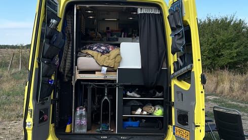 Yellowtrack  – Powerful Mercedes campervan – freedom, comfort and adventure for two!