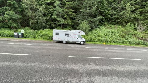6 berth Hymer alcove from 2006