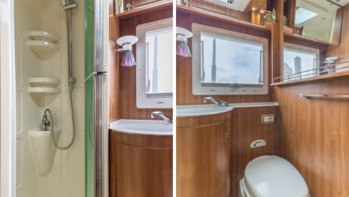 Nice Fiat semi-integrated camper for 5p