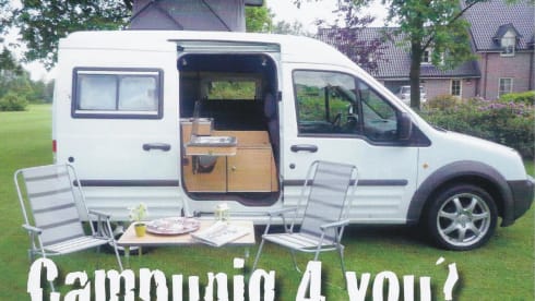 Blue Zone – 2-seater Ford Connect campervan from 2009