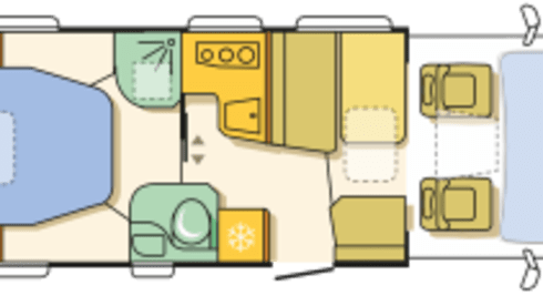 3 person Fiat camper