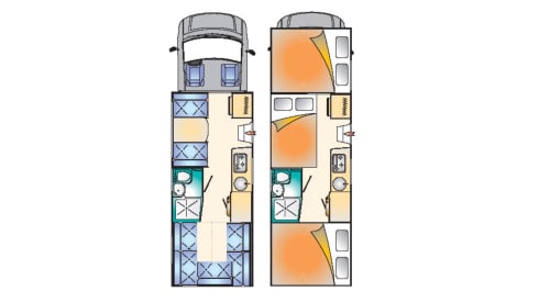 Insurance Included in rental – Perfect family motorhome 6 berth 'off grid'