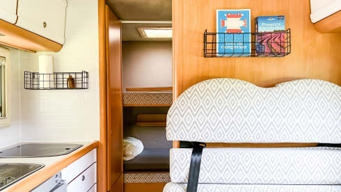 Perfect family camper with bunk bed