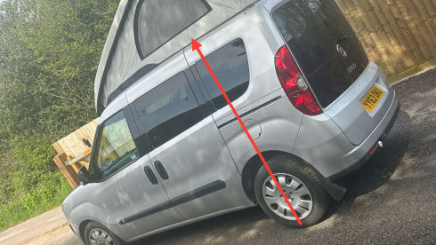 Mini moo – 2014 Fiat doblo 3 birth campervan