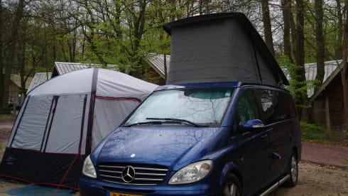 Discover Luxury and Adventure with our well-equipped Mercedes camper van!