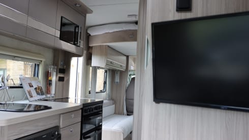 Saltburn motorhome hire  – 6 berth Fiat bus from 2021