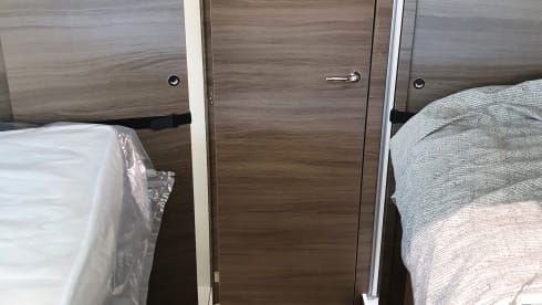 8 – luxury 4 person mclouis Carat 2022 with fixed bed in the back