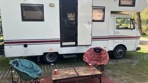 Affascinante Volkswagen d'epoca con 5 posti letto 