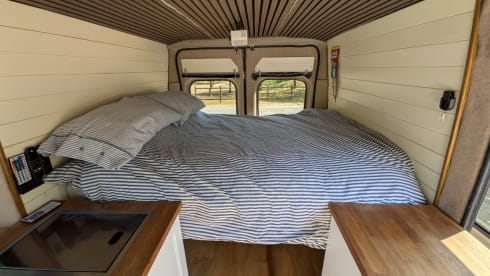 Joe – Joe. 2 Berth Truly Off Grid Adventure Van. Storage and Comforts Galore. 
