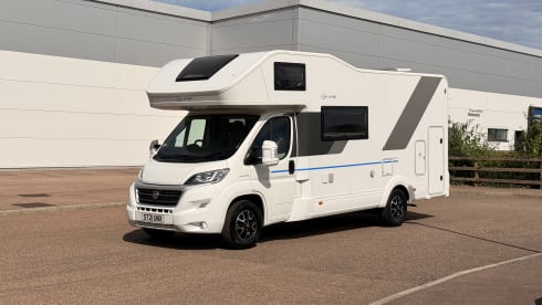 Great Scottish Cruiser – Caravane Fiat 7 couchages avec alcôve à partir de 2021