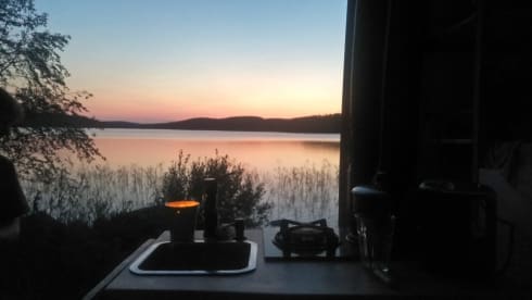 Comfortable camper van