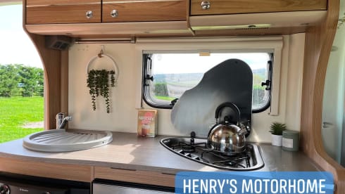 Henry's Motorhome Holidays  – 6 berth Bailey semi-integrated from 2017