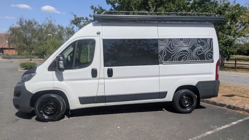 Joe – Joe. 2 Berth Truly Off Grid Adventure Van. Storage and Comforts Galore. 