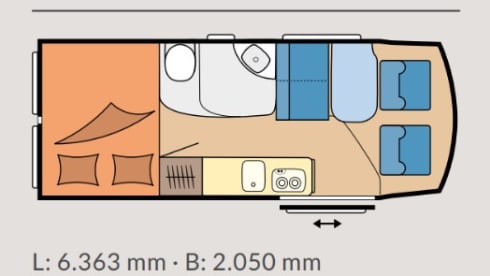 Camino – Sporty Campervan (2p), ready for adventure