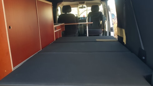 Kever – Our beautiful white VW camper