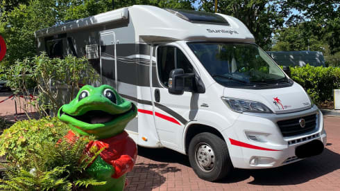 4 person camper Fiat Ducato Sunlight T69