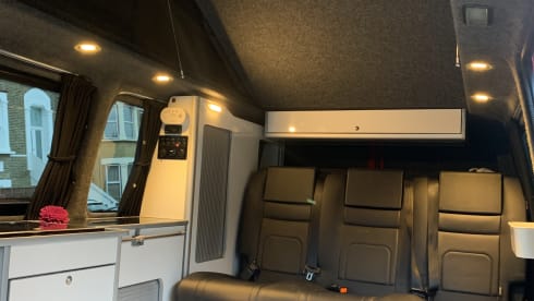 Tracey – Big VW Transporter - sleeps 4 + a child