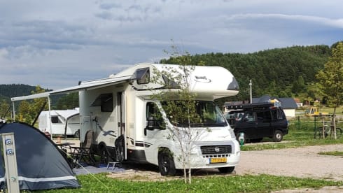 Spacious cozy and luxurious family camper
