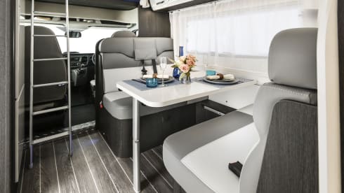Gladys – Zefiro 675. New 2024 luxury 6 berth motorhome. Known as ''Gladys''.