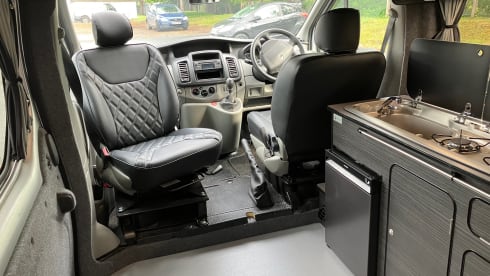 4 berth Renault campervan 2014
