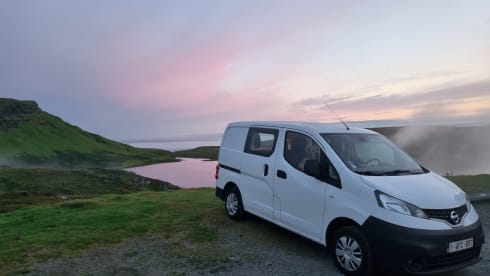2-seater Nissan campervan from 2017