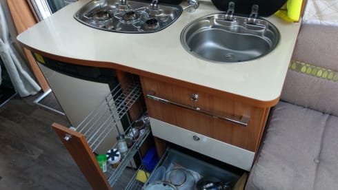 Adventurous and comfortable 2 person alcove camper