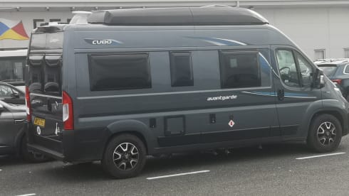 Grey Goose – Grey Goose - 4 berth automatic, 6m Fiat Ducato with pop-top.