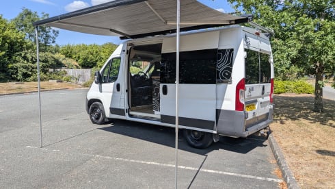 Joe – Joe. 2 Berth Truly Off Grid Adventure Van. Storage and Comforts Galore. 