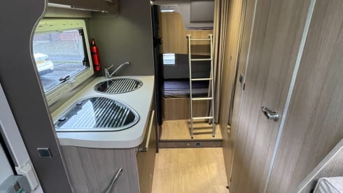 Gordon  – 6 berth Ford transit Chausson C636. Excellent condition. 