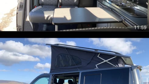 4 berth Volkswagen Transporter from 2016