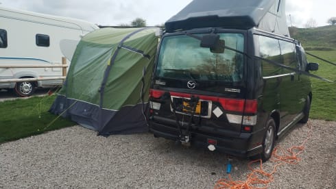 BARGAIN BONGO GAS CONVERSION  HIRE IN STAFFORD FREE TOILET TENT AND PORTA L