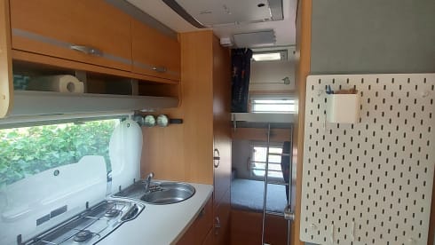 Luxury family camper ready for wonderful trips