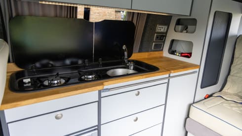 Goldbug – Stunning Luxury VW - Sleeps 4 with awning