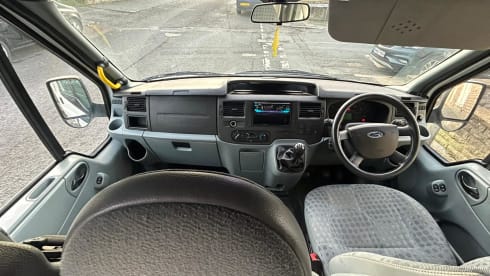 Helga – 2 berth Ford campervan with bathroom off-grid