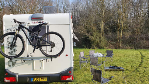 Frankie G – Frankie is our beautiful & flexible 6 berth Motorhome.