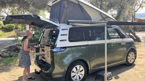e-ventje – Camping-car électrique VW 2 places à partir de 2025 (ID Buzz Pro 210 kW) 