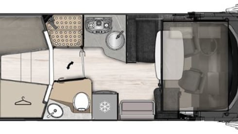 Spacious 5pers. family camper from 2024