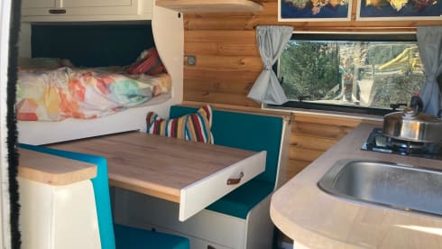 Comfortable off-grid camper for the nature lover