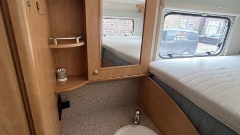 6 persoons gezinscamper – Fiat Alcove a 6 posti del 1998