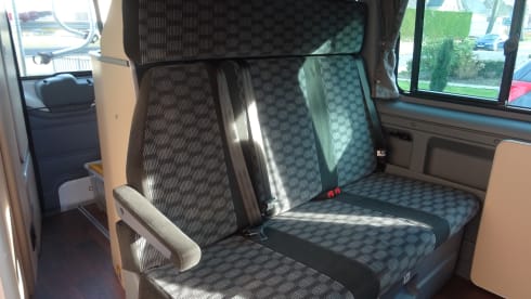 Ford Nugget Westfalia with pop-up roof