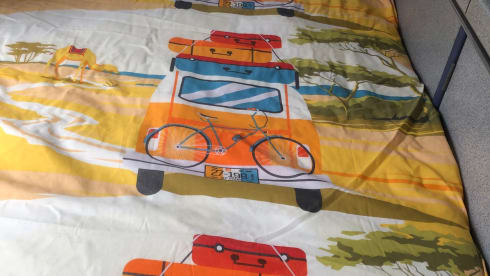 Road trip - VW T4 California with fixed sleeping roof